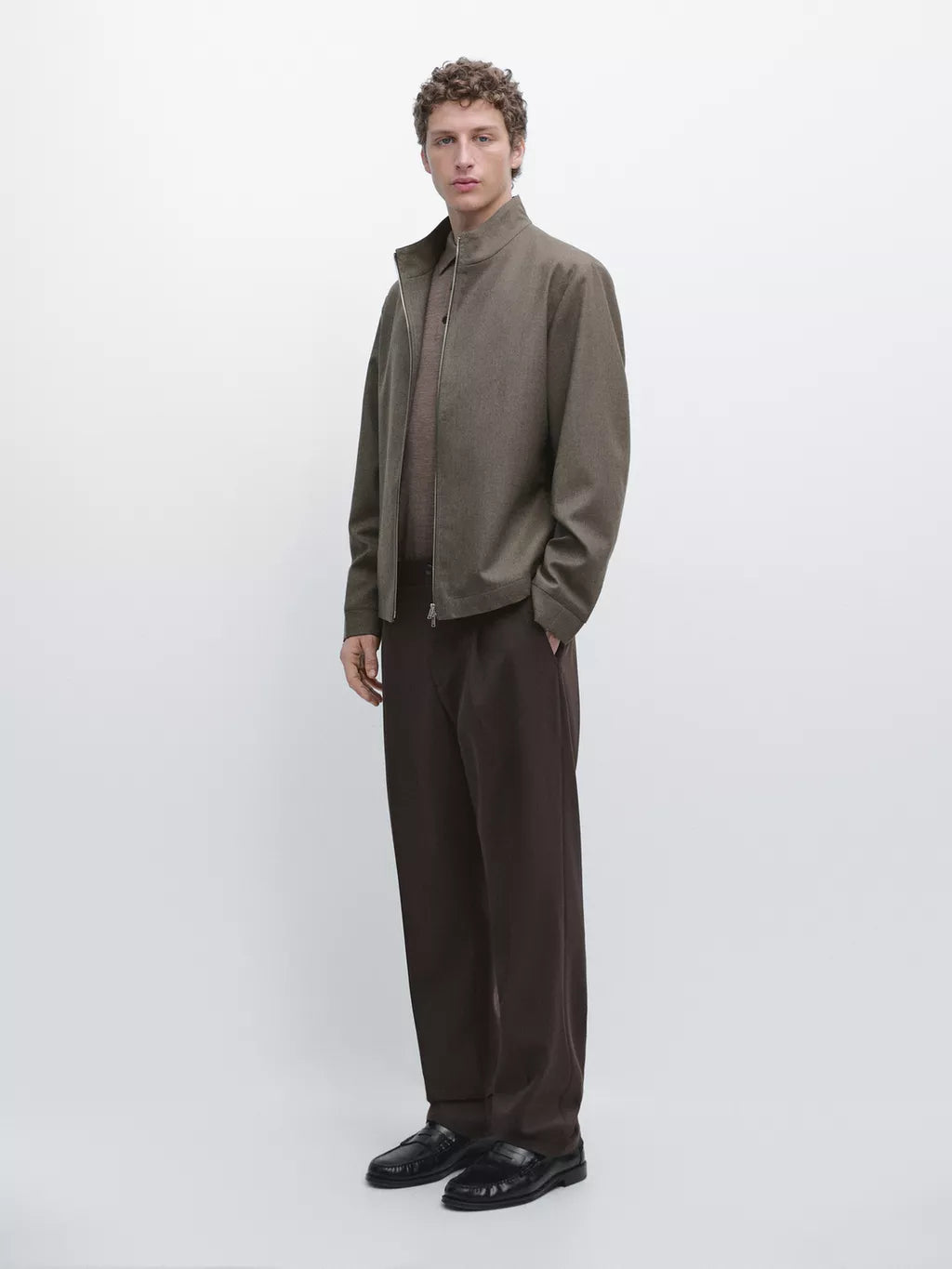 BRASGAMA CLOTHING ARTICLE #6306 Cool wool blend jacket